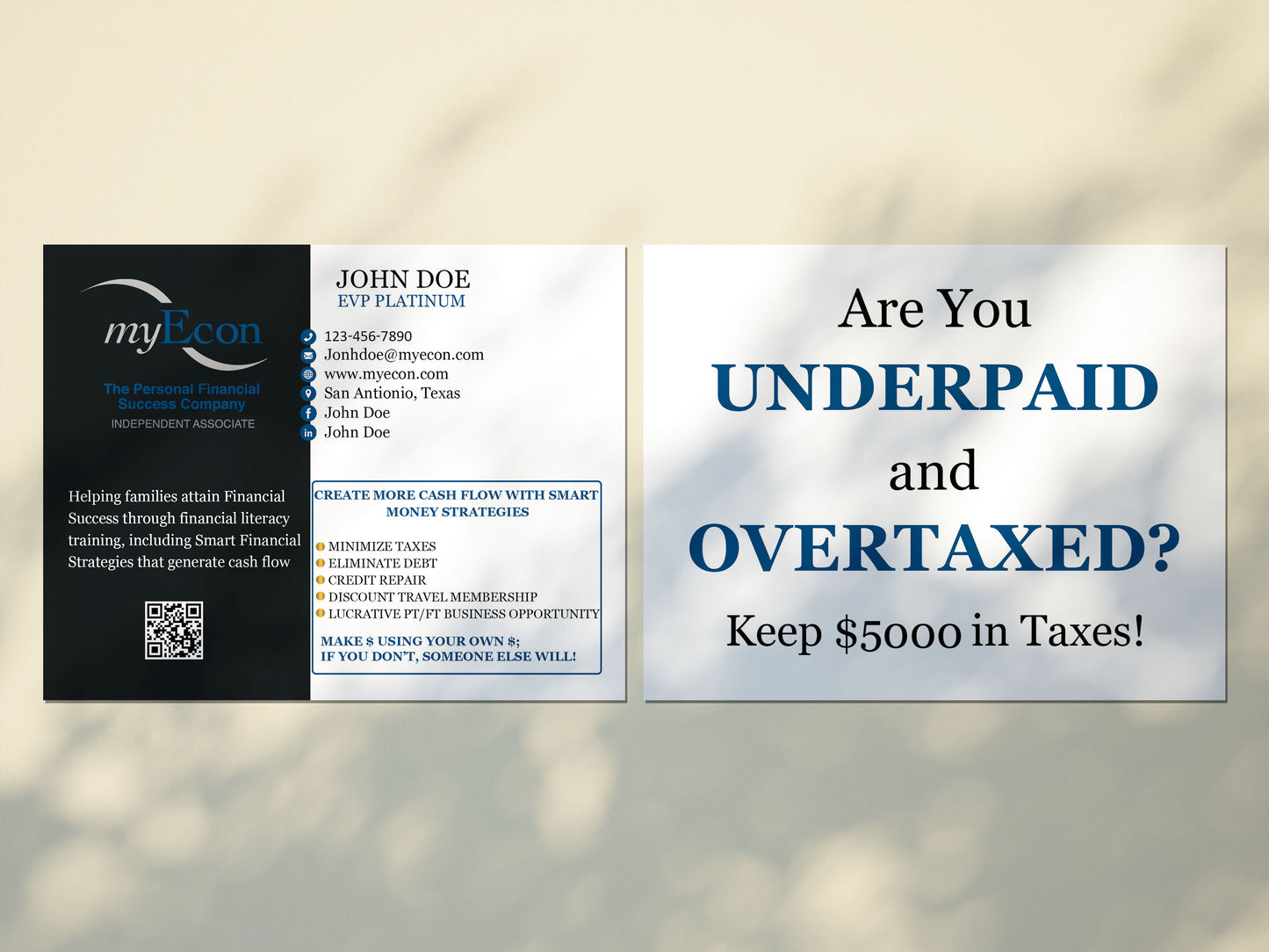 My Econ (2) 4x5.5 Postcard Flyer
