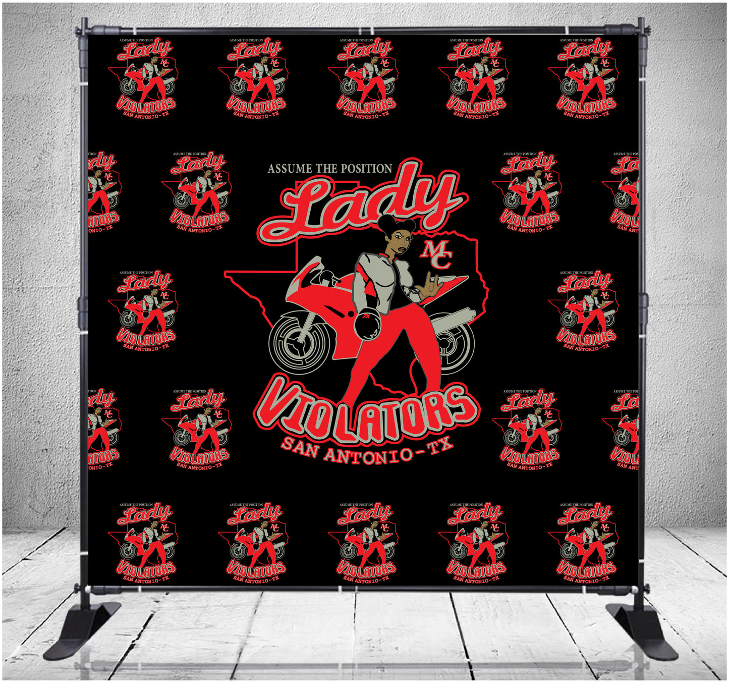 Fabric Step and Repeat ( FREE SHIPPING)