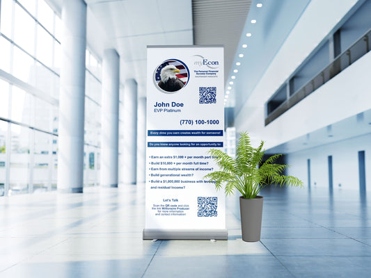 MyEcon Retractable Banner