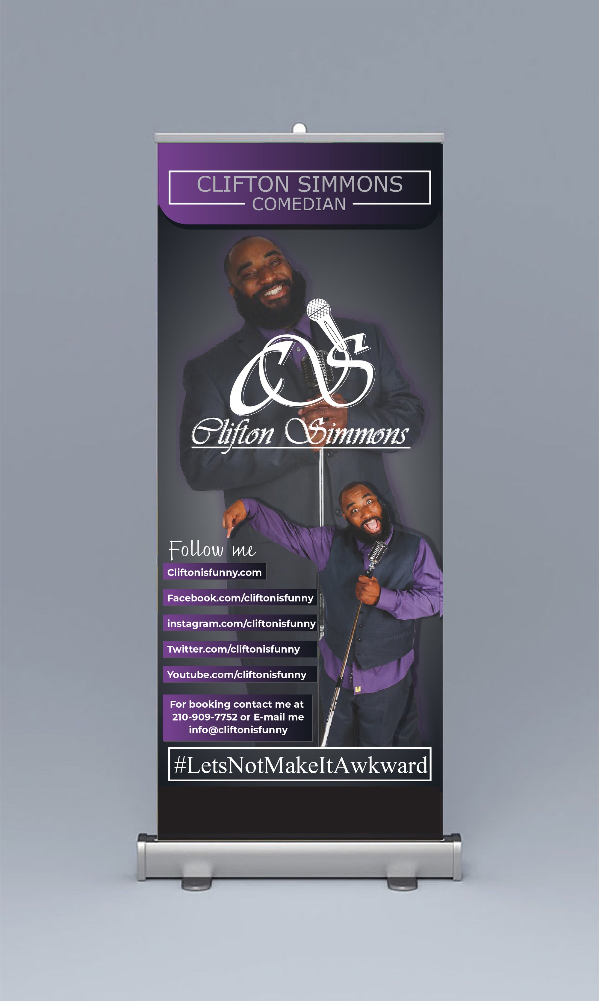 Standard Retractable Banner (33x81) - Brands by B Michele